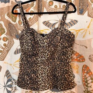 Vixen by Micheline Pitt Leopard Print Maneater Top